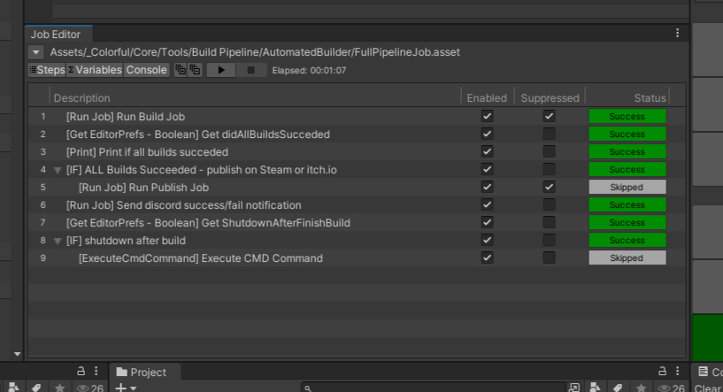 Automated build pipeline